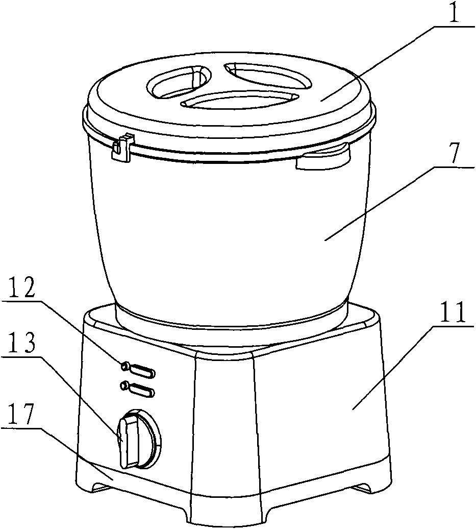 Multifunctional combined type salad machine