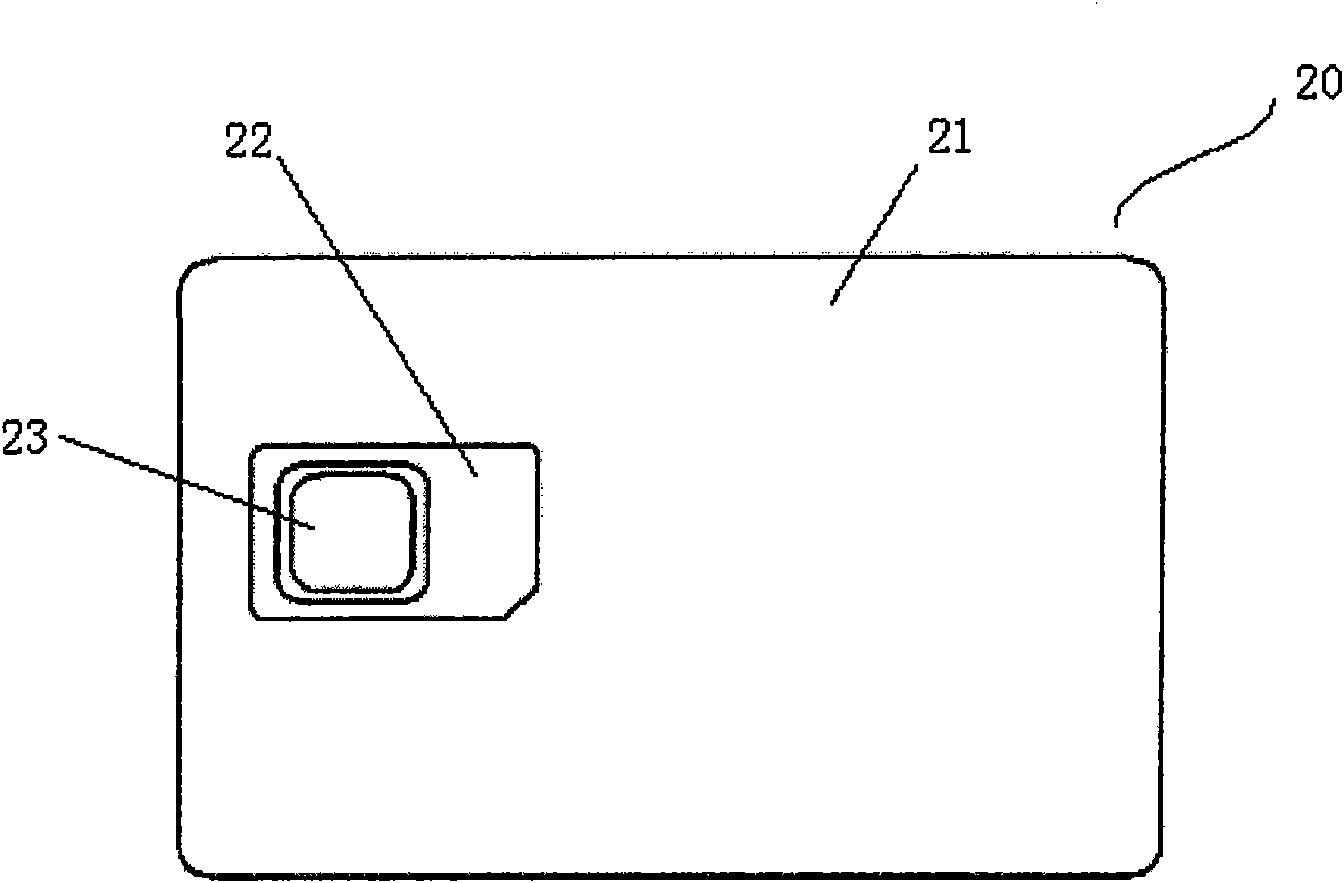 Embedded intelligent card matrix and manufacturing method thereof