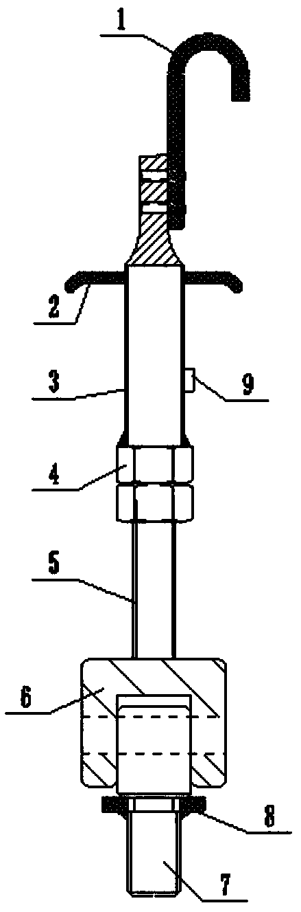 Special hanger for surface anodizing