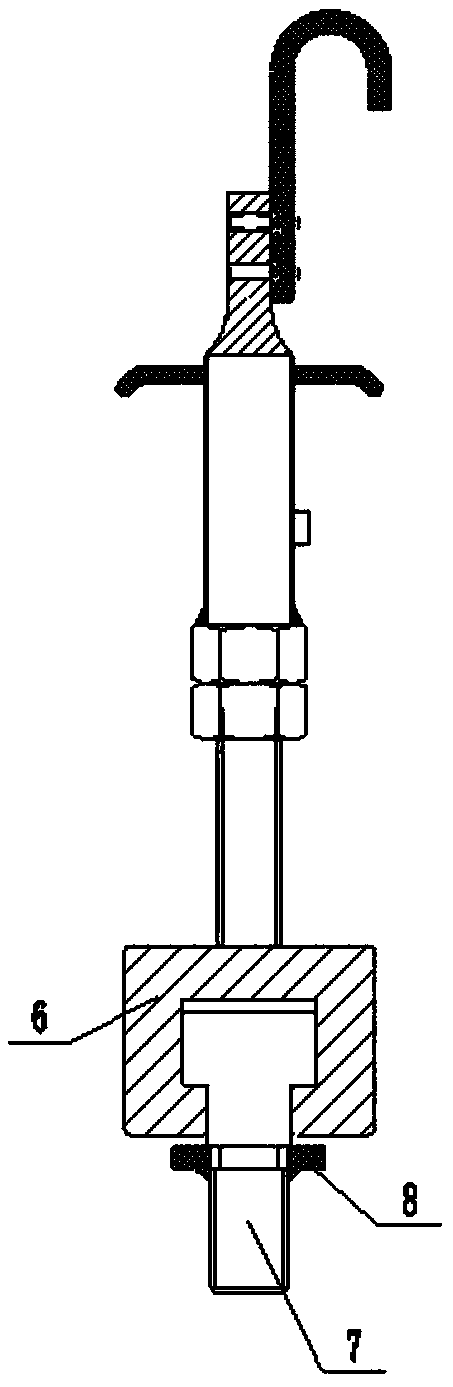 Special hanger for surface anodizing