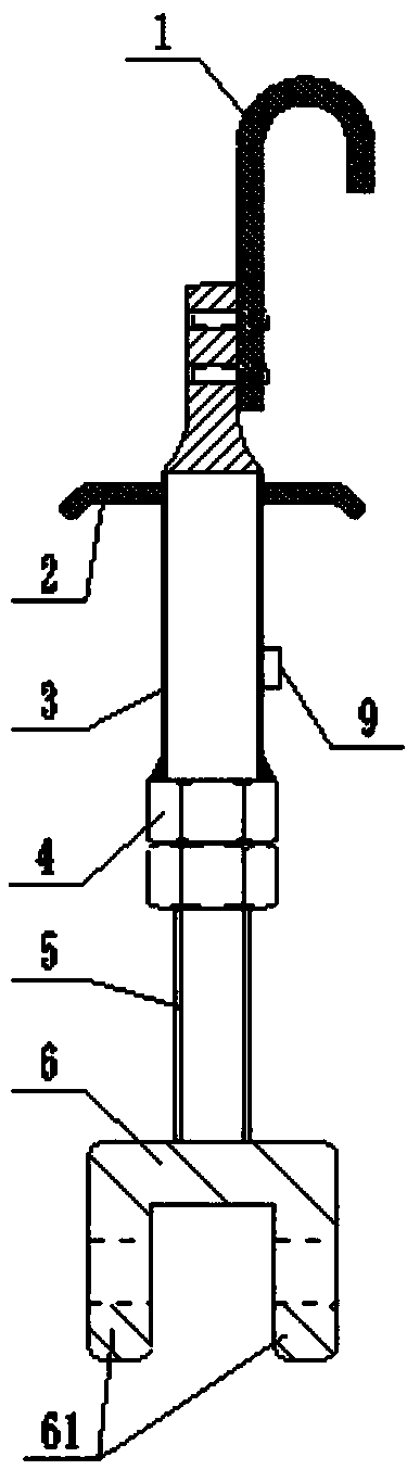 Special hanger for surface anodizing