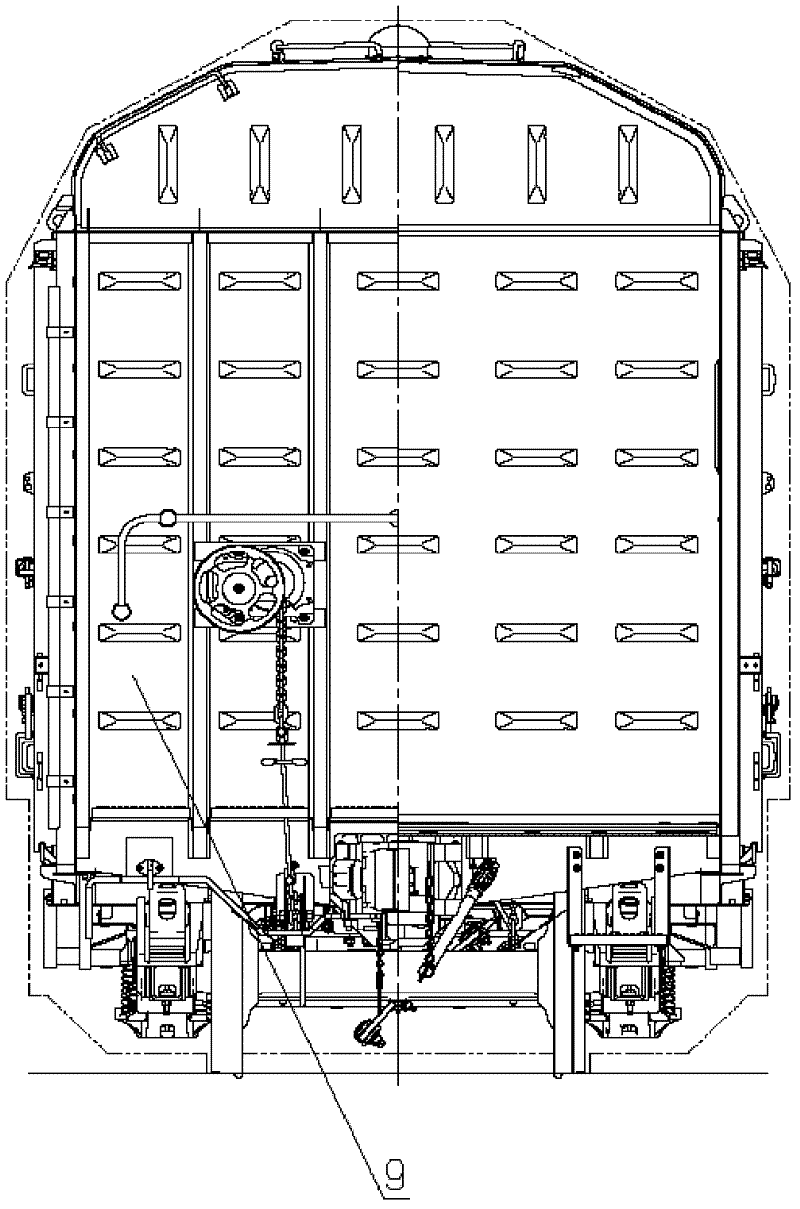 Mansard-roof box wagon