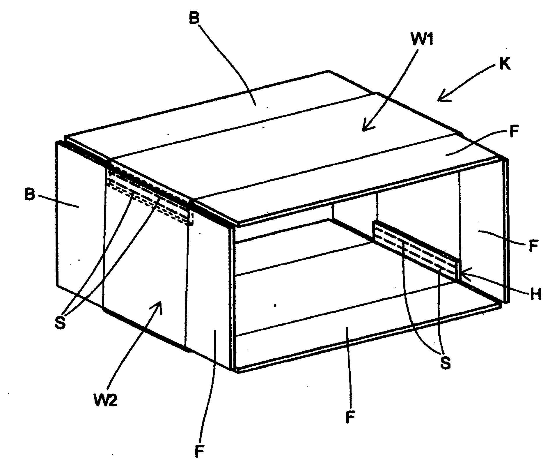 Method and apparatus for bonding a sheet for a corrugated cardboard box