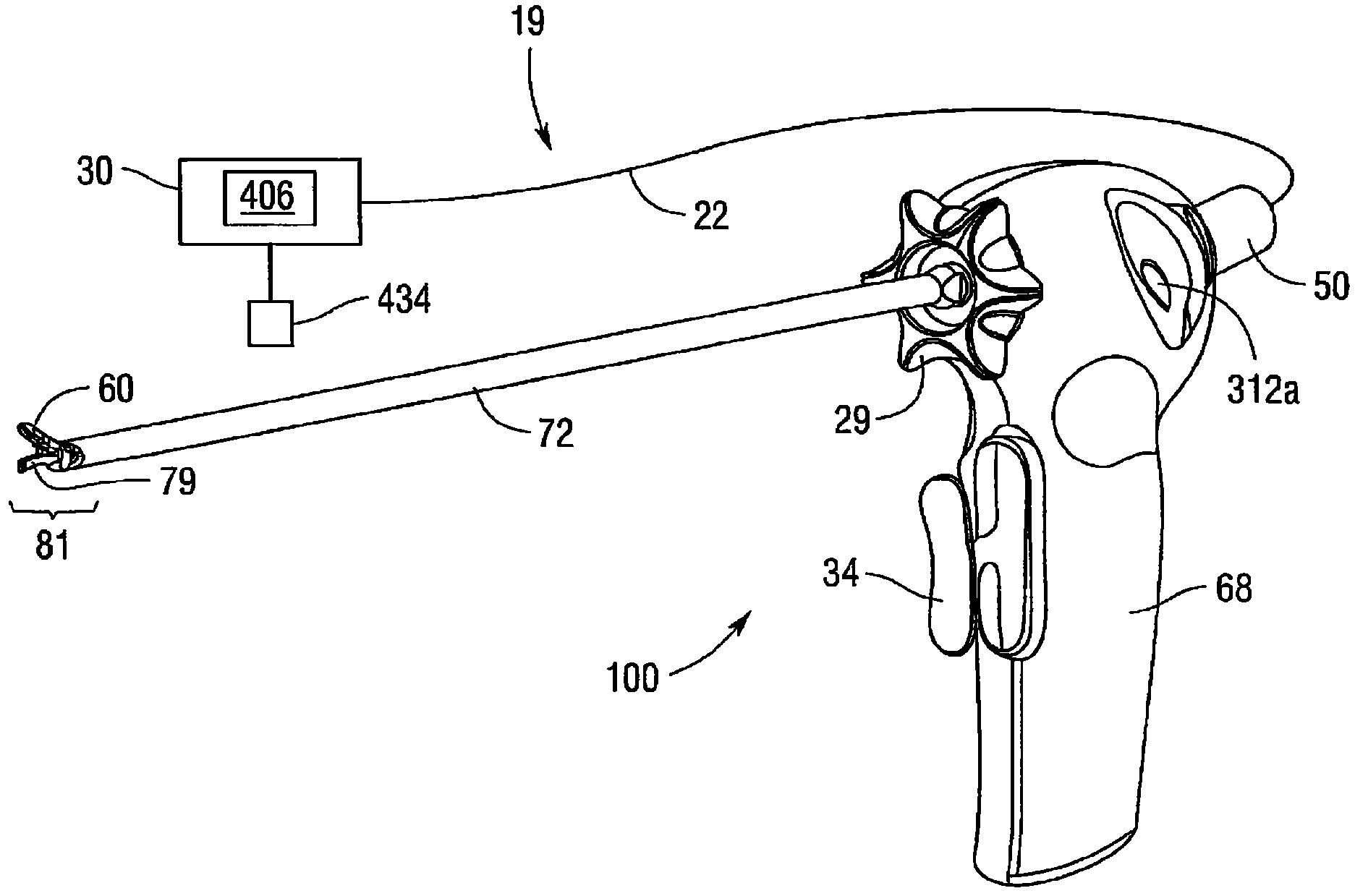 Ultrasonic device for cutting and coagulating with stepped output