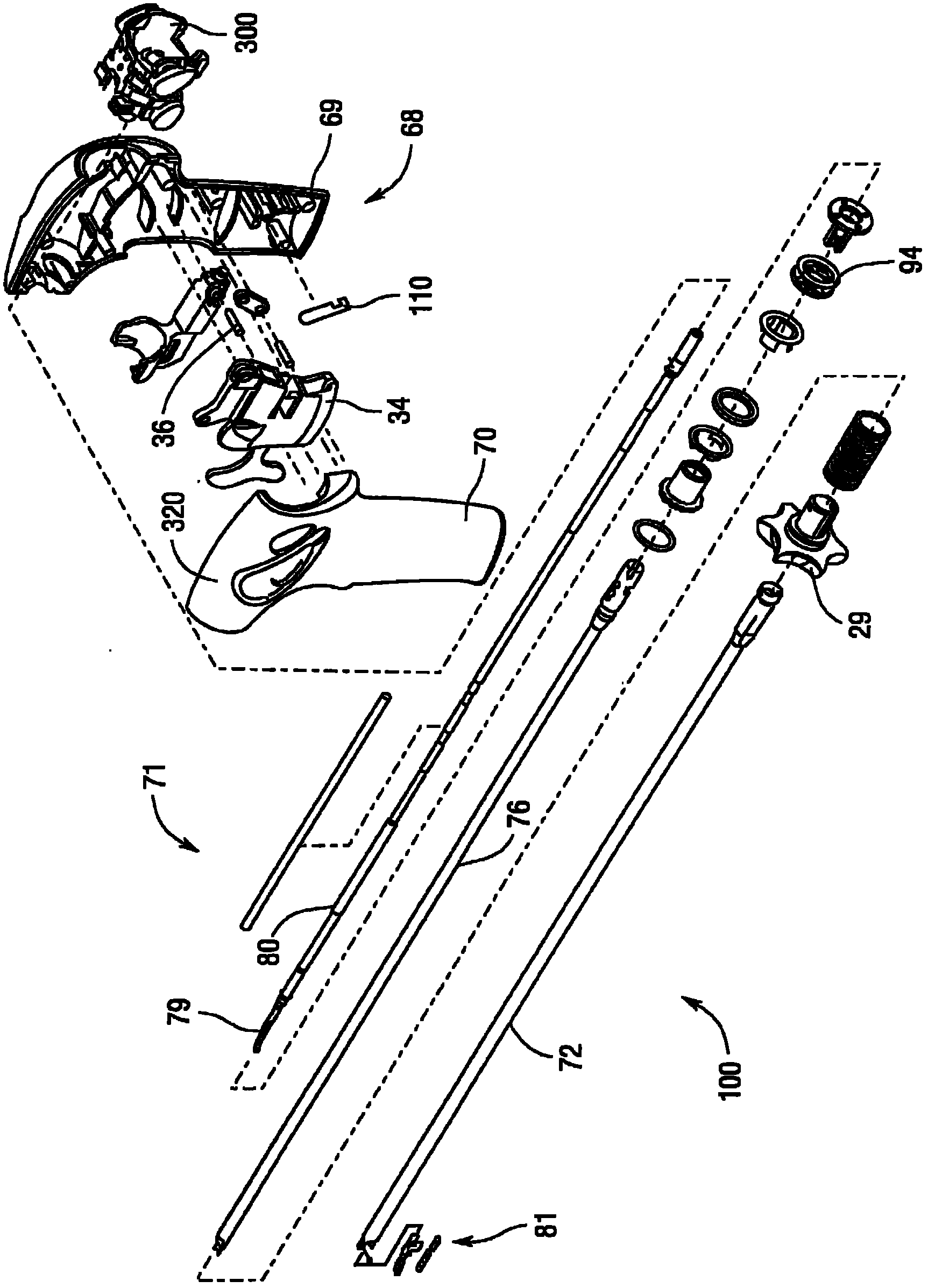 Ultrasonic device for cutting and coagulating with stepped output