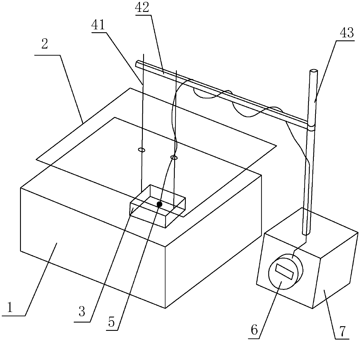 A low-temperature freezing device for fish sperms