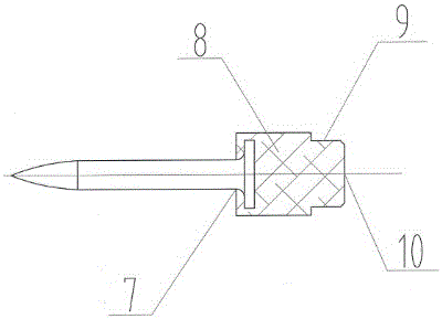 A fixed propulsion system for molded shell gunpowder, its fasteners and processing technology