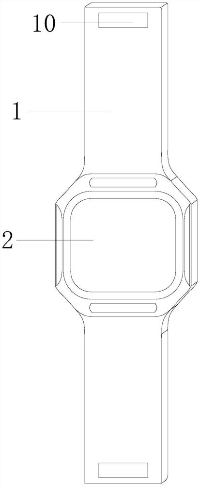 A detachable real-time recording smart wearable device