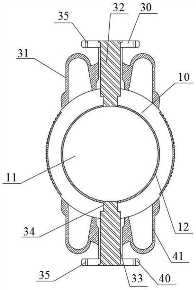 Low-temperature-resistant butterfly valve body and production process thereof