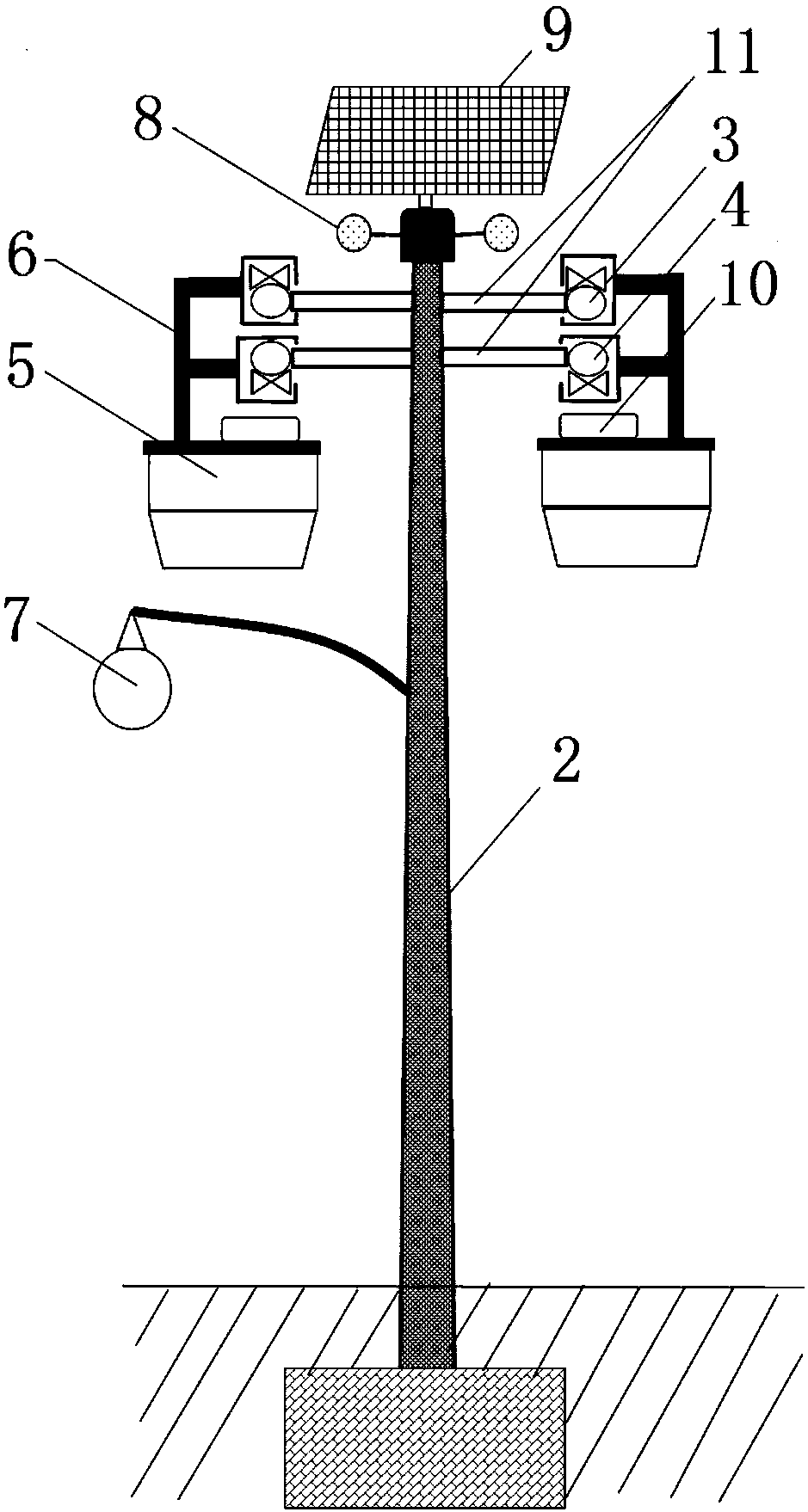 Intelligent low-altitude static cableway rapid logistics network established on basis of public street lamp network