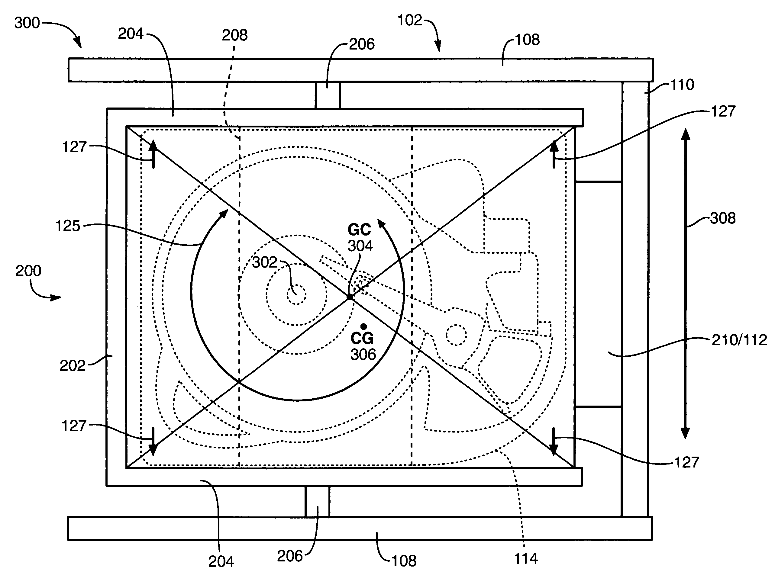 Apparatus, system, and method for reducing rotational vibration transmission within a data storage system