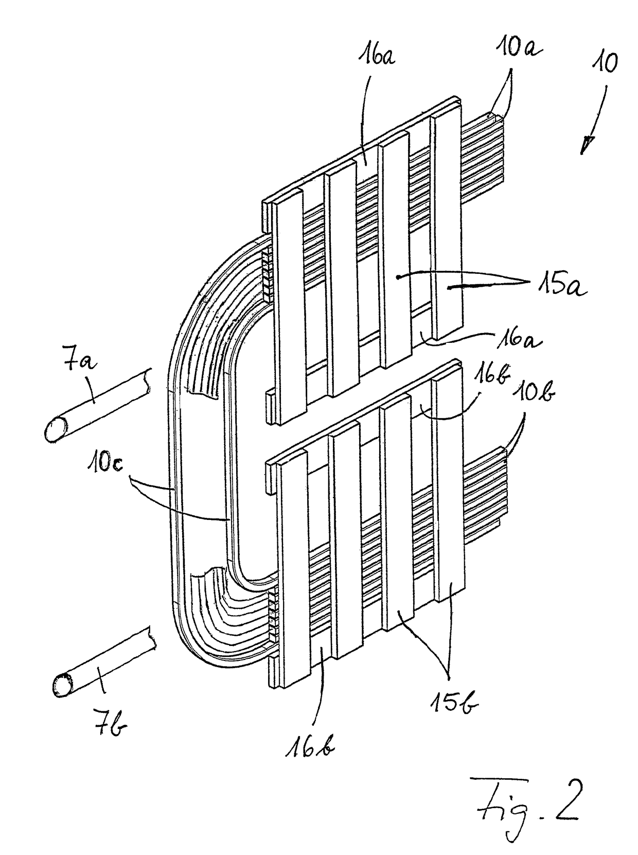 Cladding element with an integrated reception unit for the contactless transfer of electrical energy and method for the production thereof