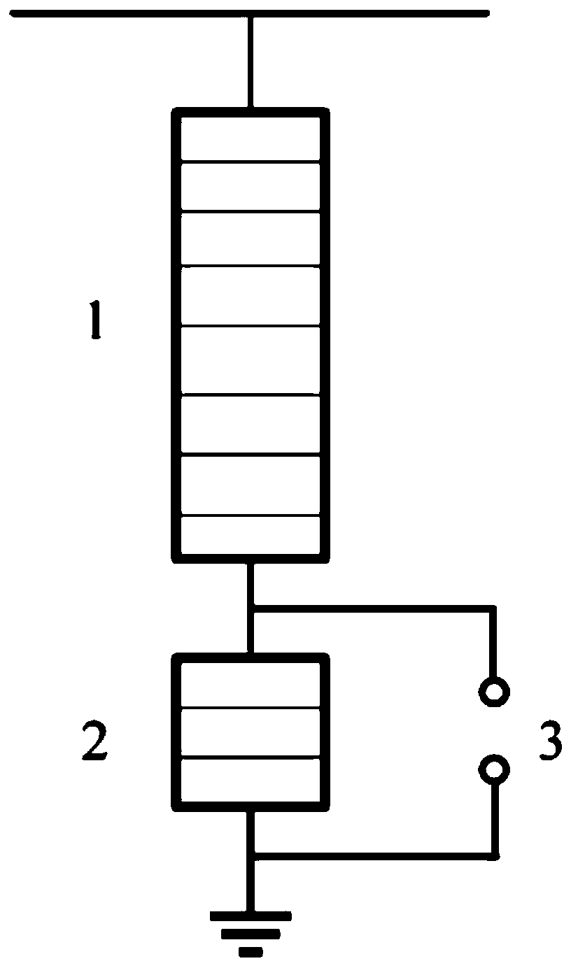 Lightning arrester with parallel gap for 110kV transformer neutral point protection