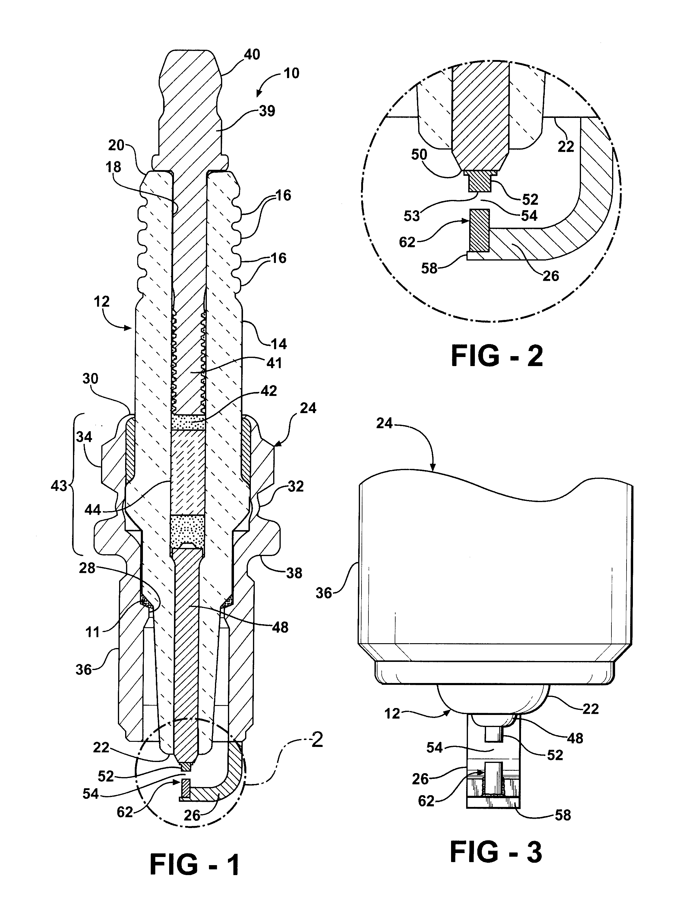 Spark Plug With Fine Wire Ground Electrode