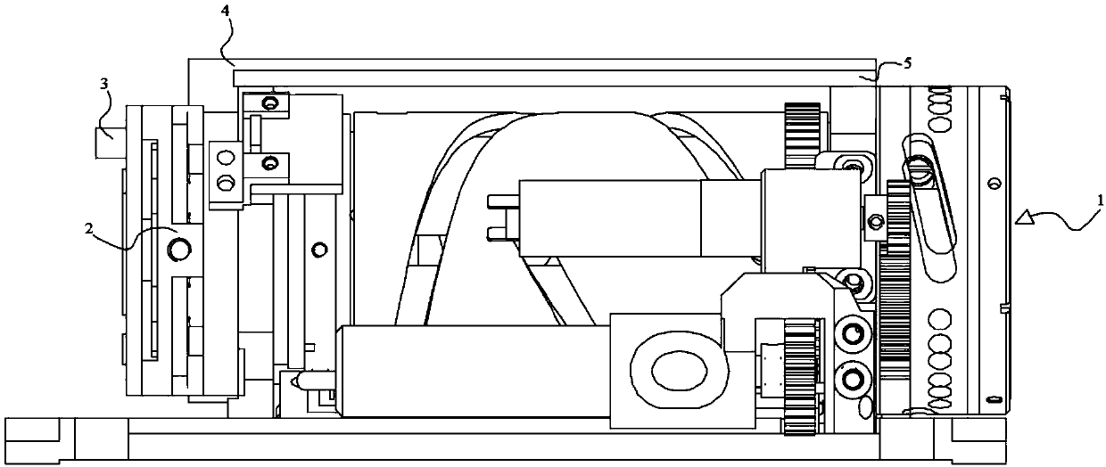 Fog-transmission television system based on continuous zoom lens