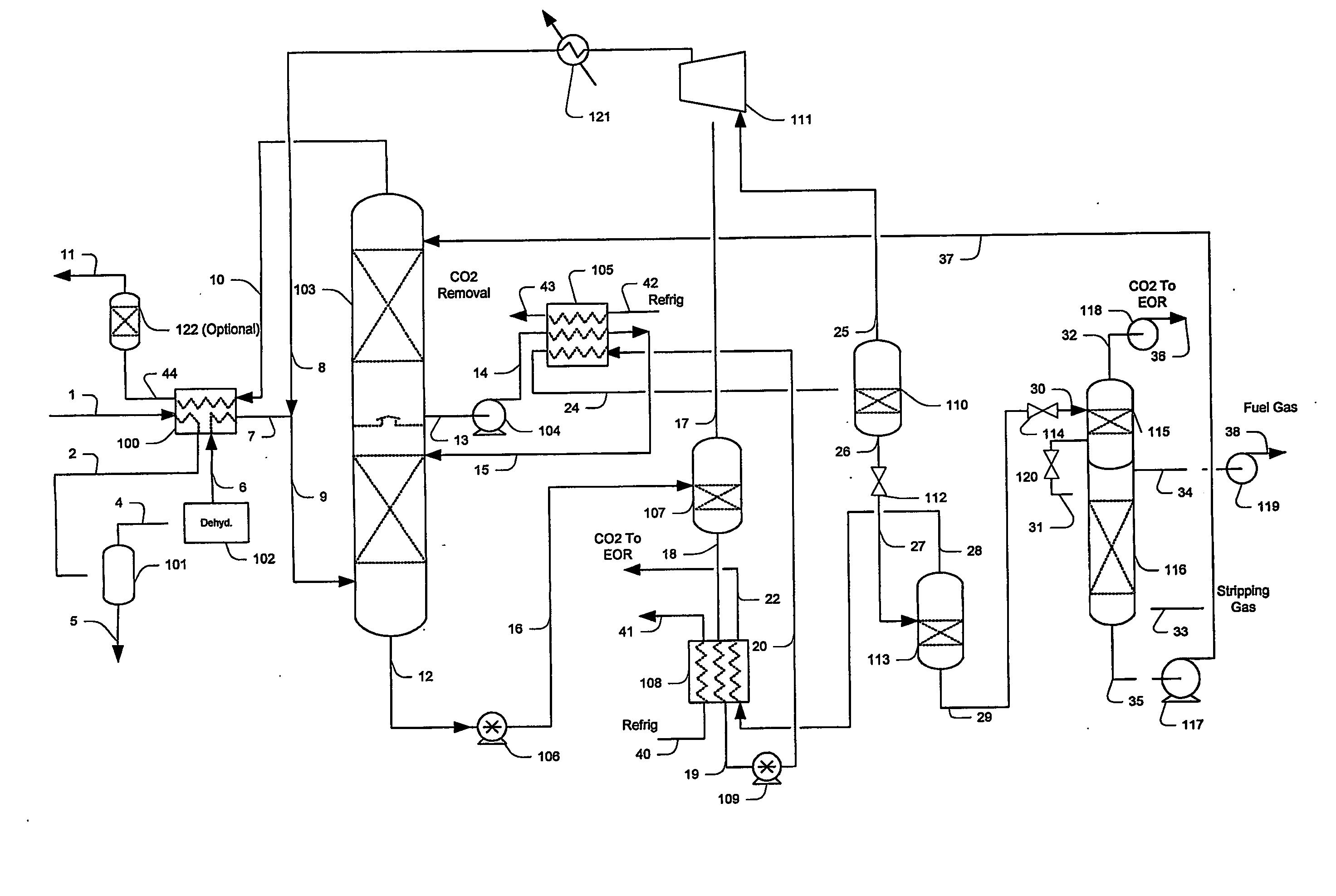 Configurations and method for improved gas removal