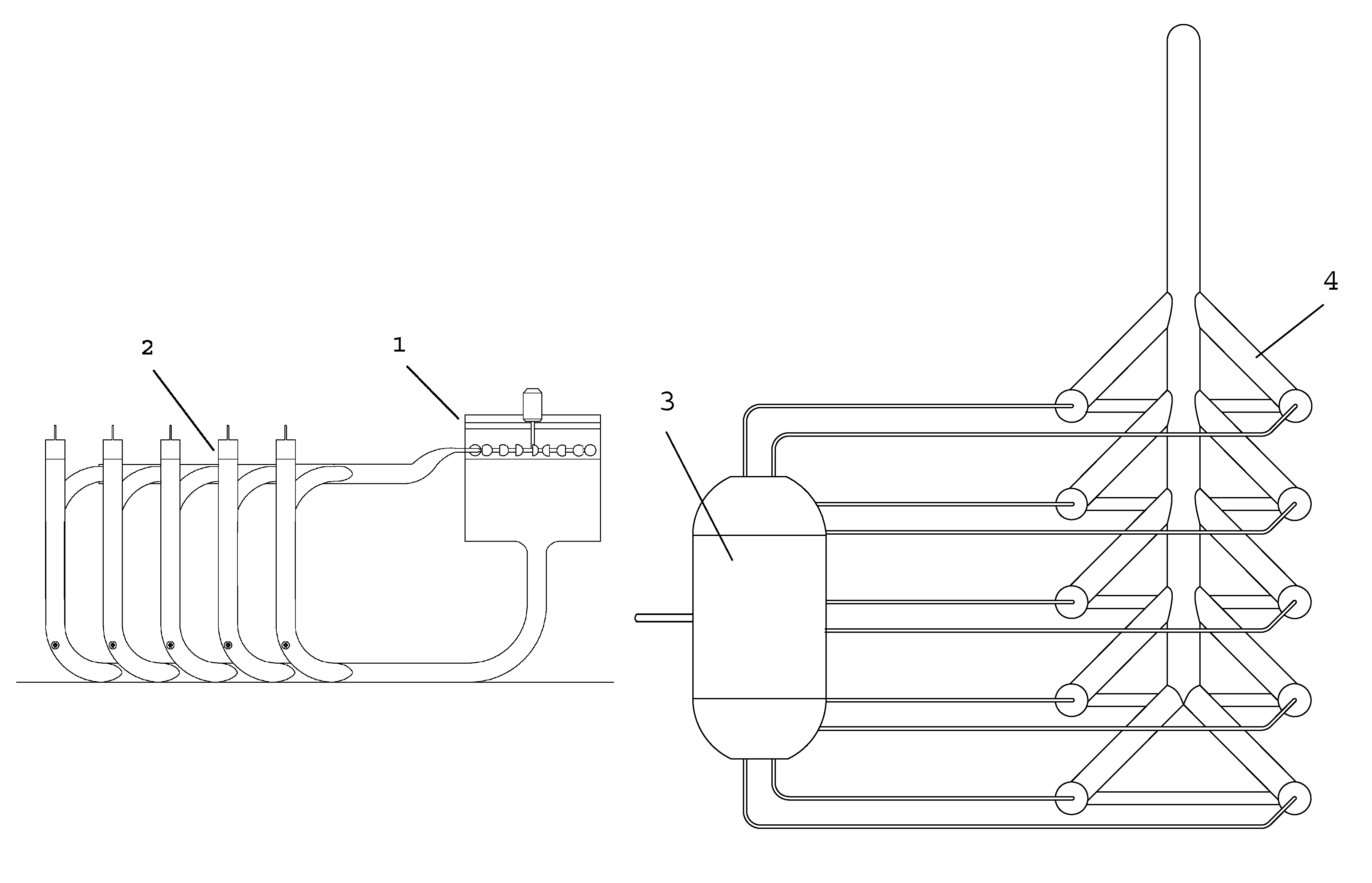 Maritime device for producing electric power