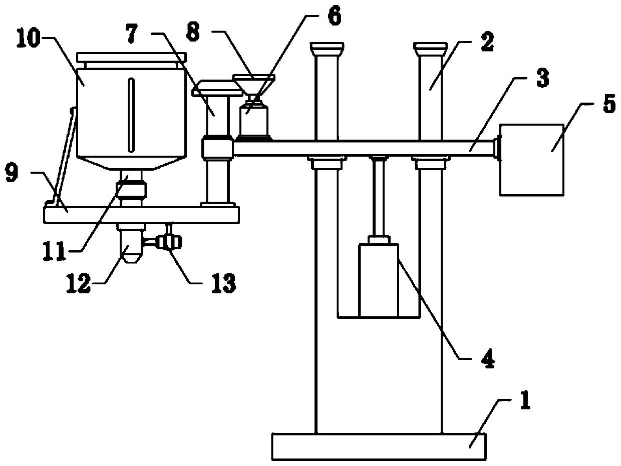 Glue applicator for bonding of automobile parts