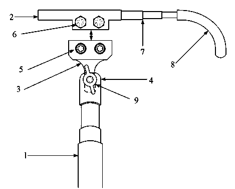 High-voltage insulation contact