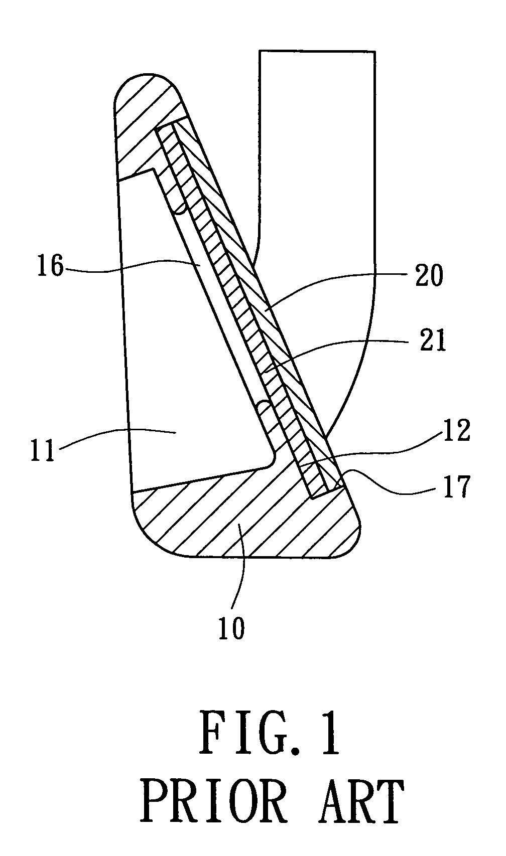 Vibration-absorbing plate for golf club head