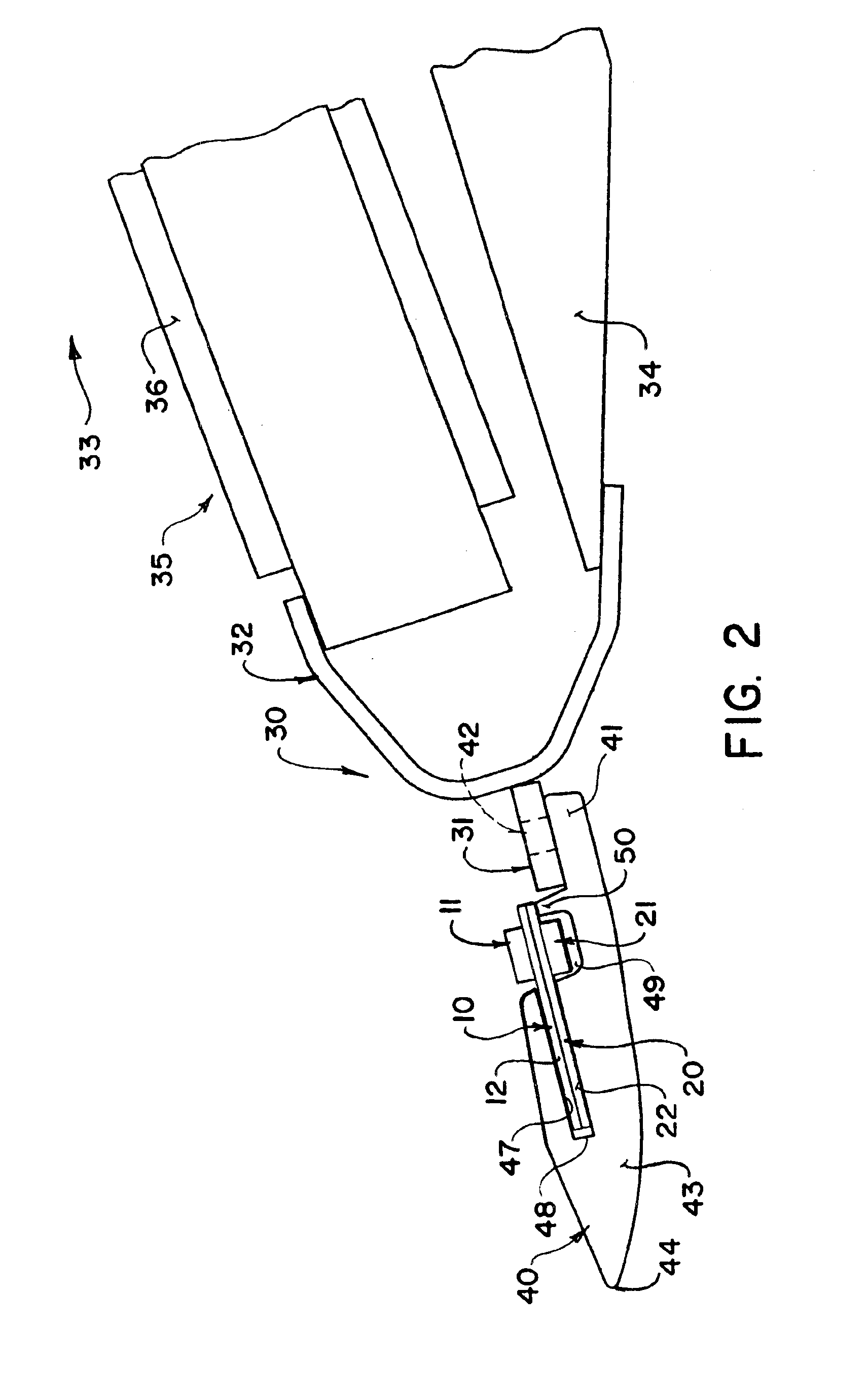 Sickle knife with double overlapping out of phase sickles