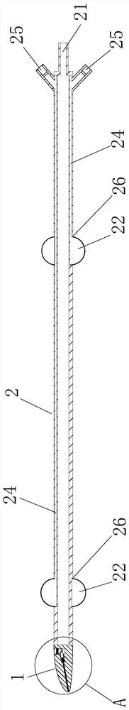 An integrated puncture perfusion catheter for perfusion of abdominal organ transplantation donors