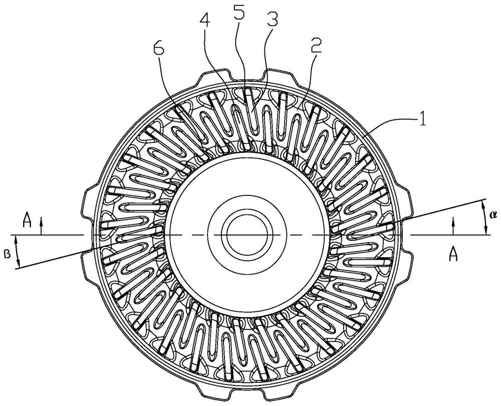 Knife net structure of rotary shaver and machining method thereof