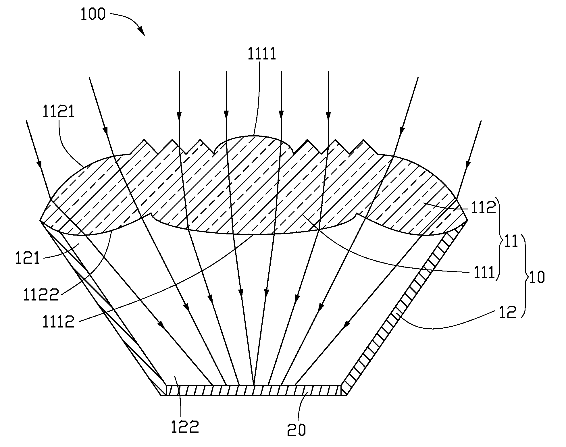 Solar energy collector and solar energy module having same