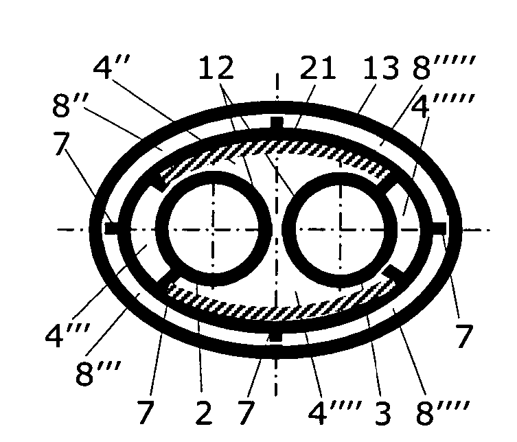 Line system for fluids having volatile components