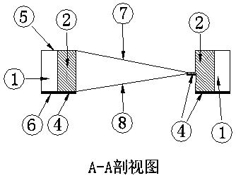 Honeycomb core part machining method based on boss holding