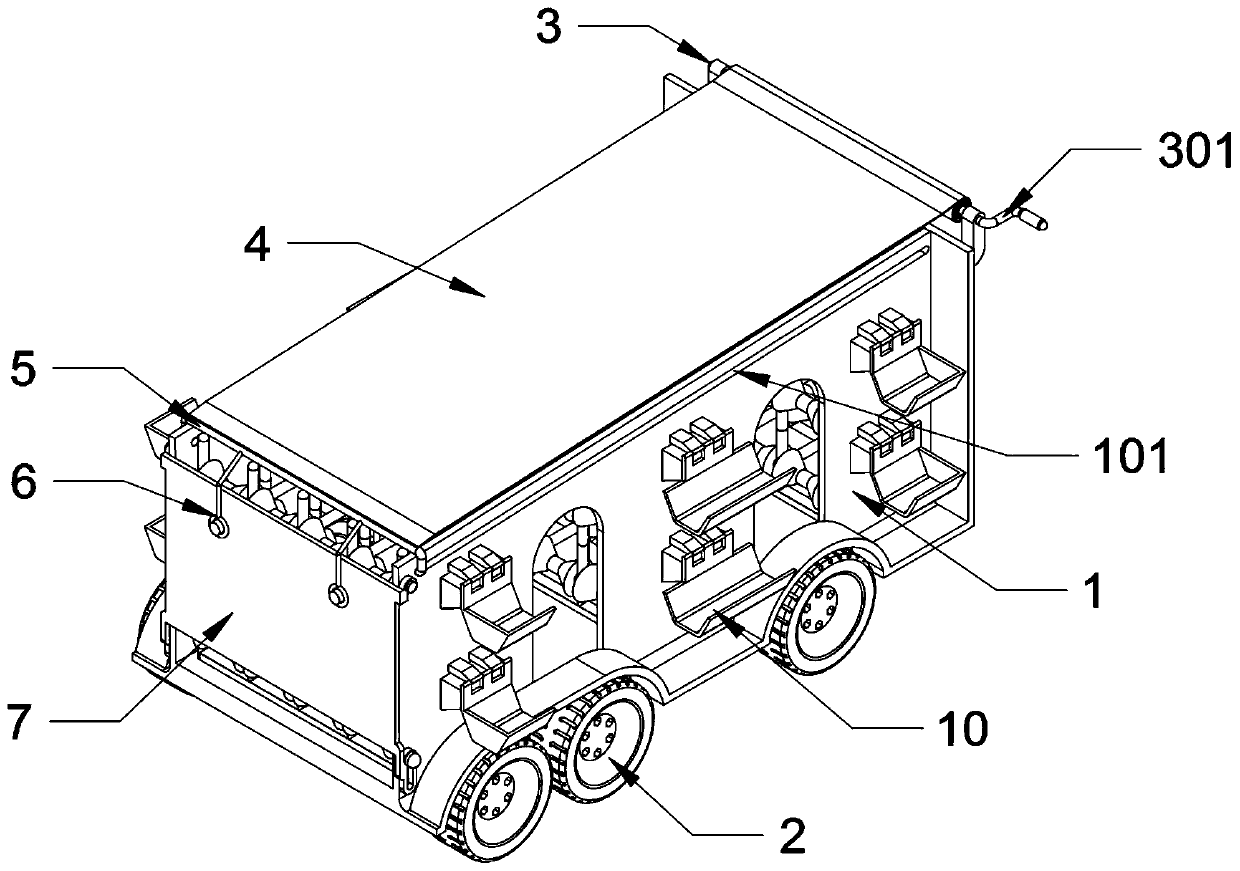 Steel reinforcement transferring device based on mine engineering construction