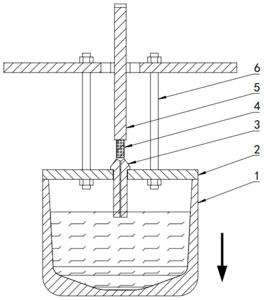 Empirical mode guided-mode oriented crystallization device and growth method based on oriented mode guided-mode oriented crystallization device