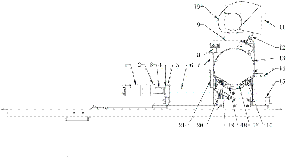 Full-automatic classifying and recycling device for materials