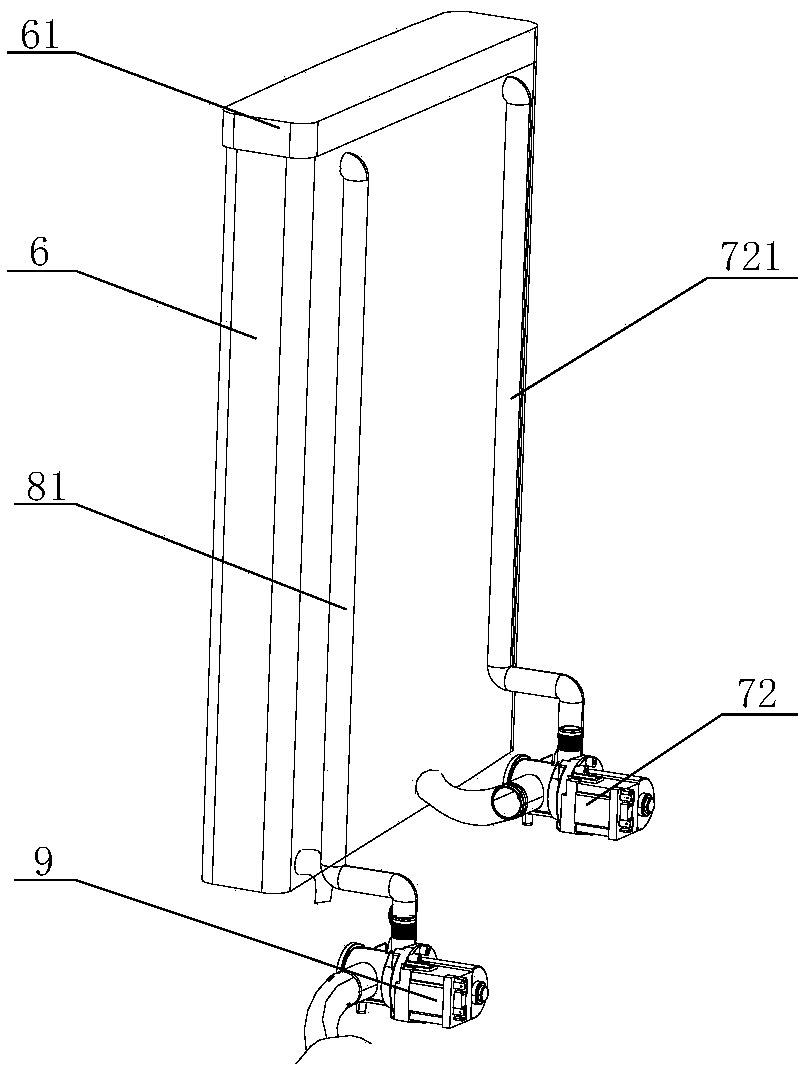 Washing machine with wear-free washing function and control method thereof