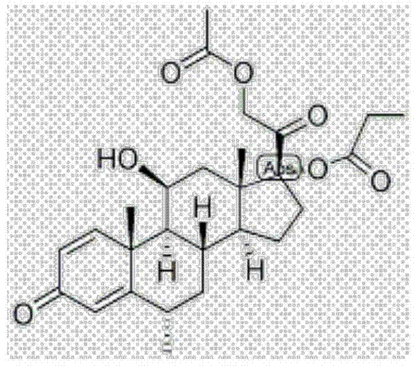 Microemulsion preparation of methylprednisolone aceponate and preparation method thereof