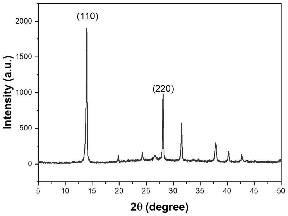 Perovskite thin film based on PbCl2 buffer layer and preparation method and application thereof