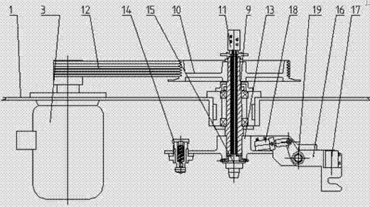 High-speed vertical and continuous wire-rewinding machine