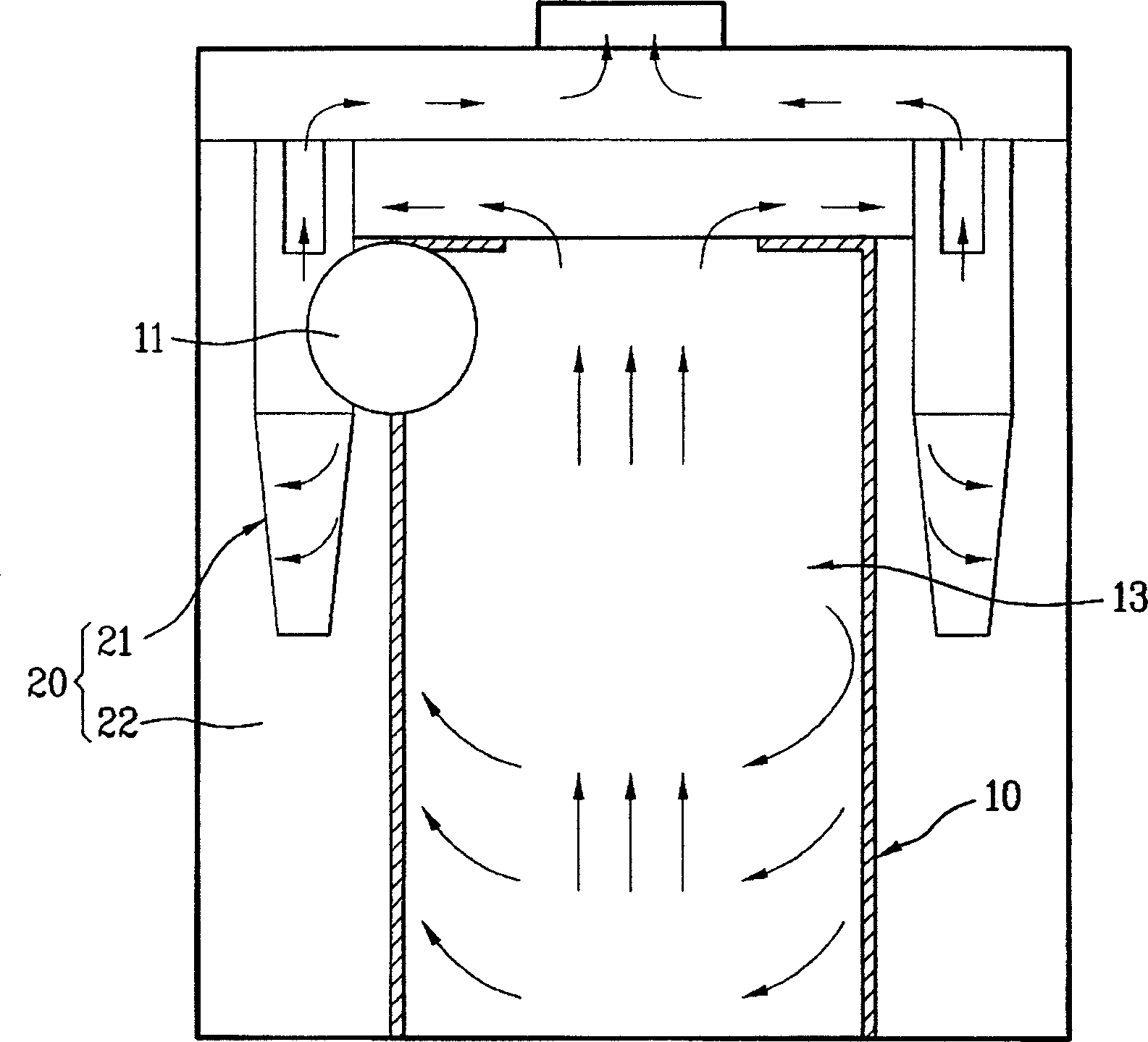 Dust collector of vacuum cleaner