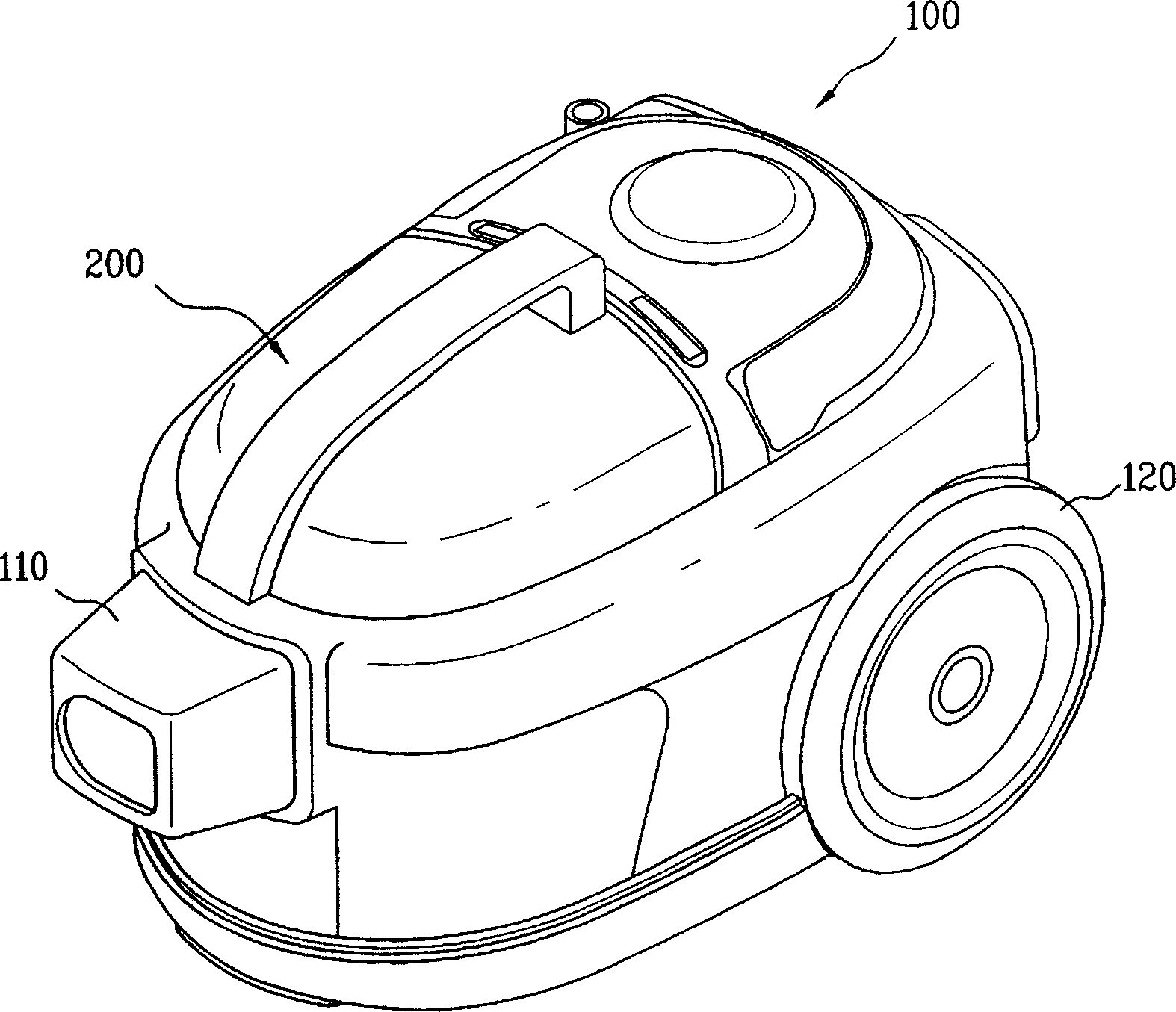 Dust collector of vacuum cleaner