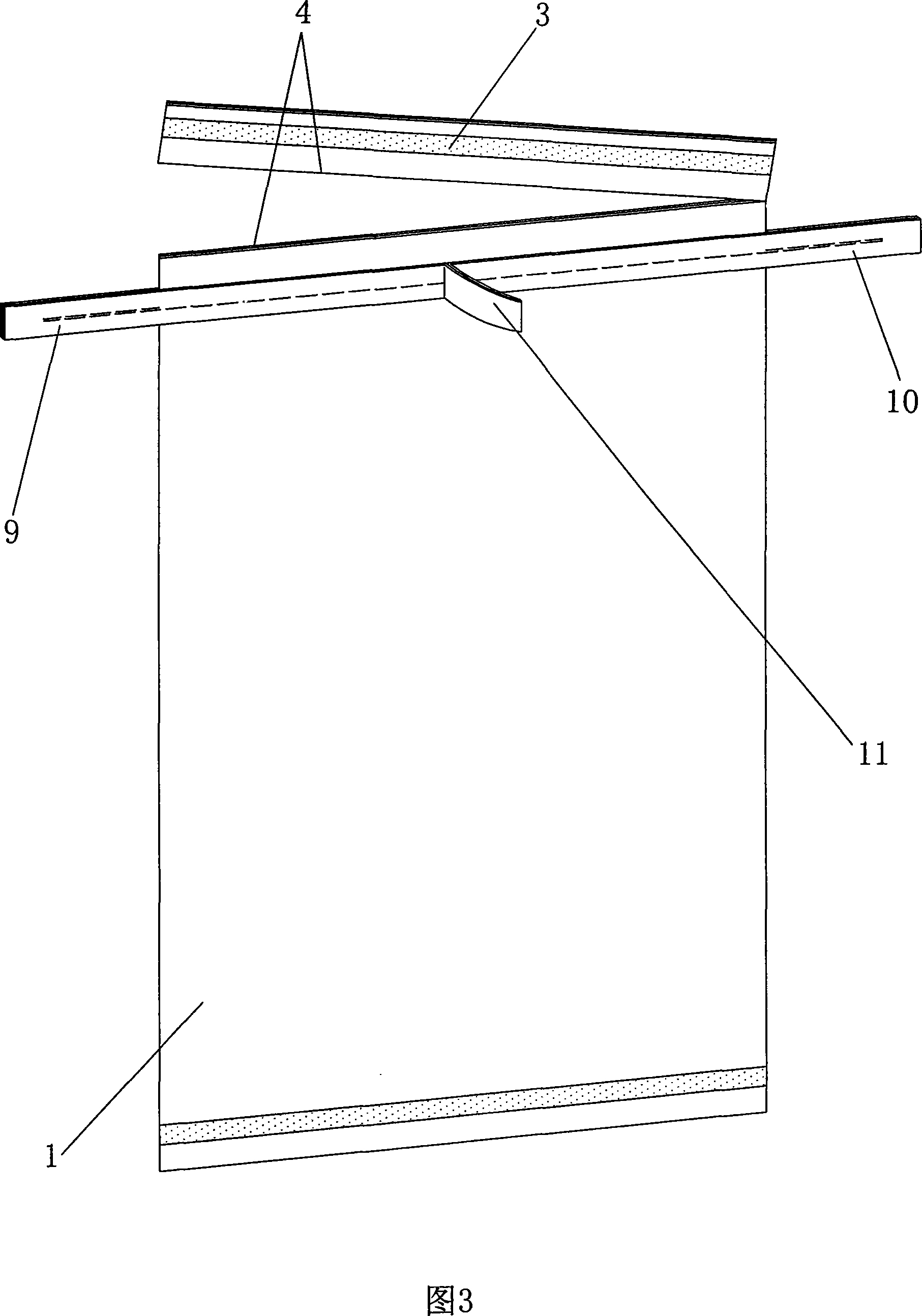 Bag for placing material evidence or sample and manufacturing method thereof