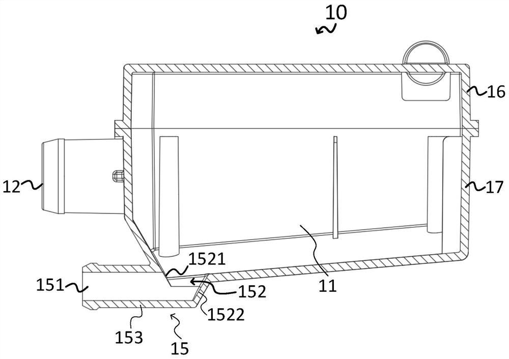 Shell structure of moisture removal device of clothes dryer, moisture removal device and clothes dryer