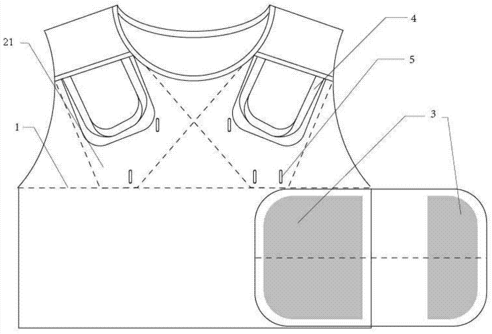 A corset type sternum protector