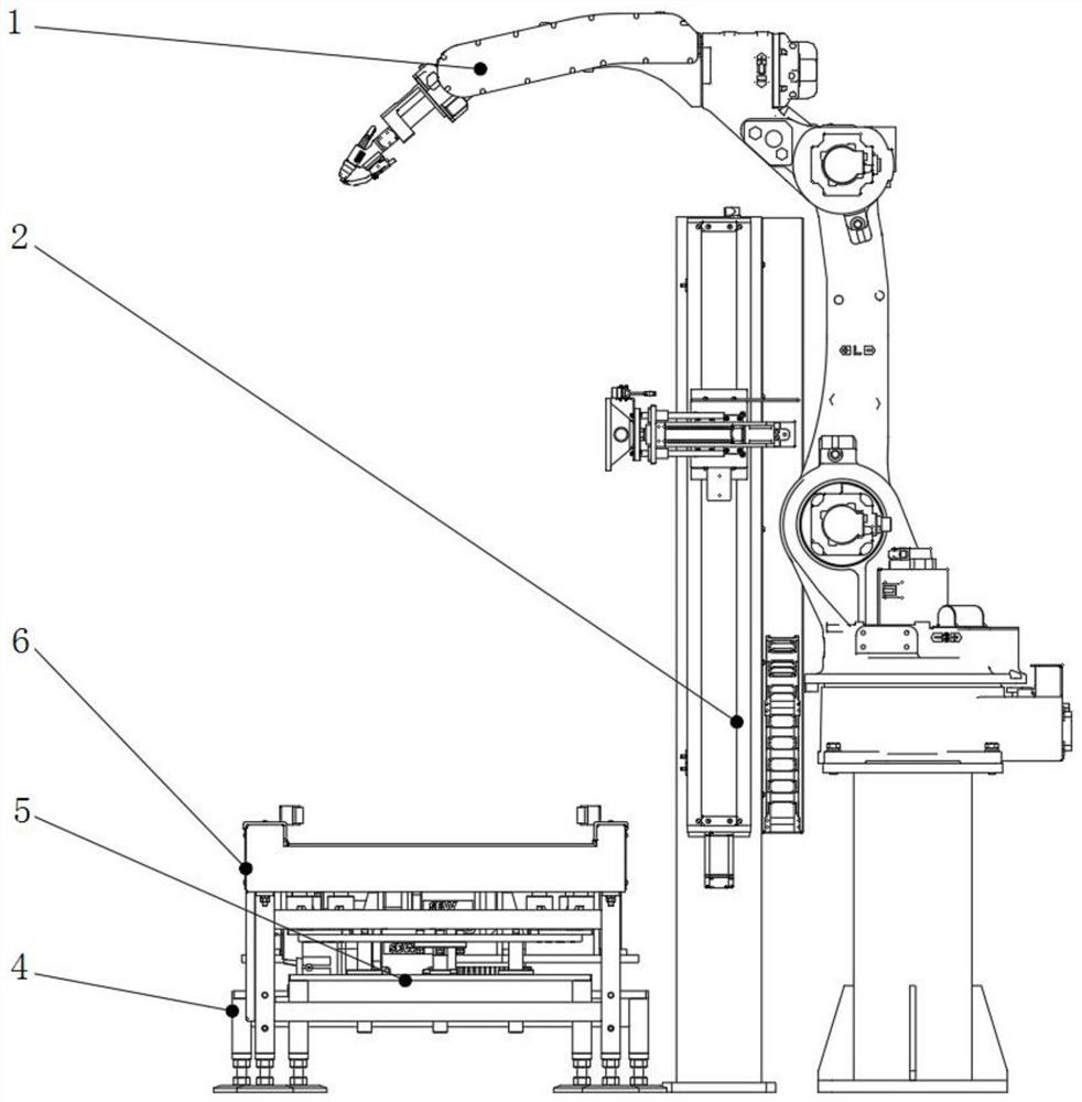 Waste bin transferring and welding sealing system