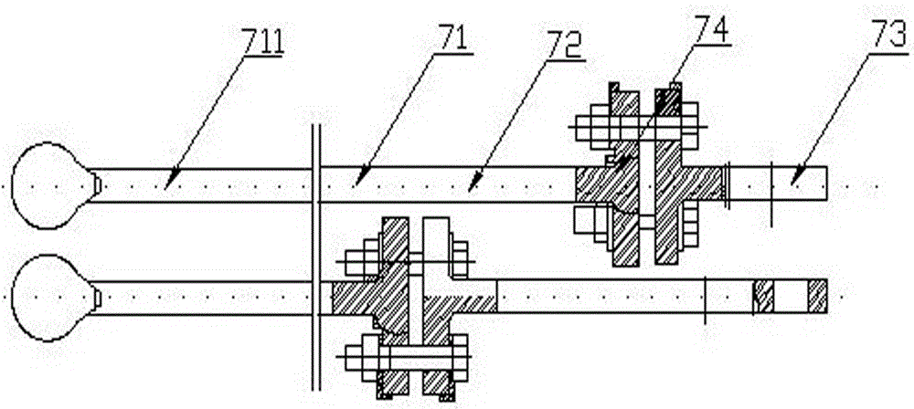 Hoop straining beam type supporting device used for reactor pressure vessel