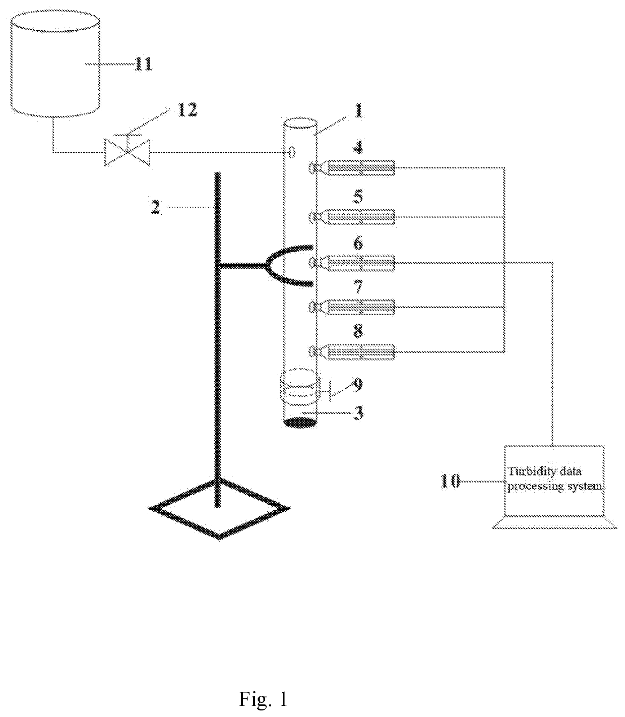 Testing device and method for floating rate of floating agent for fracture height control