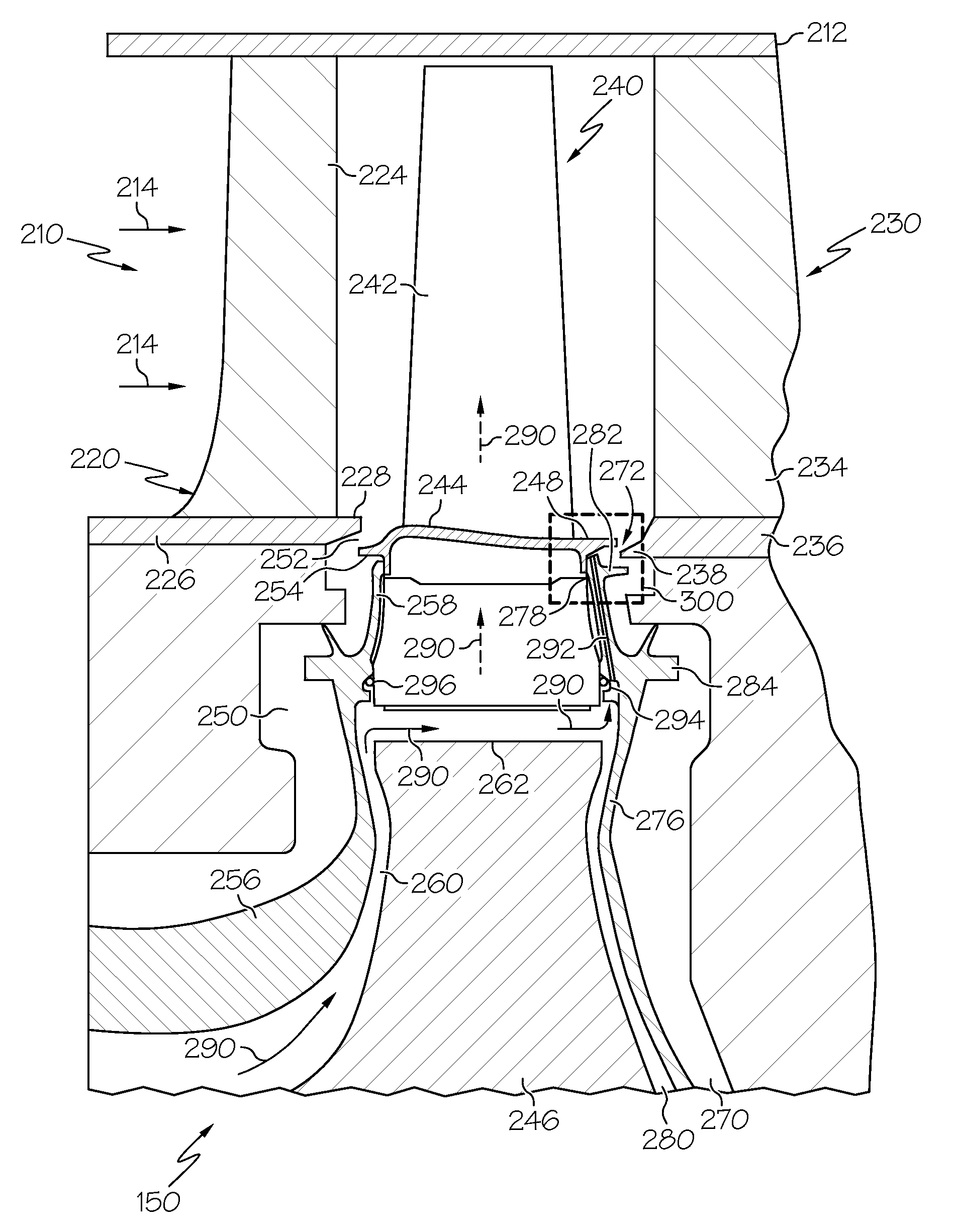 Turbine assemblies with impingement cooling