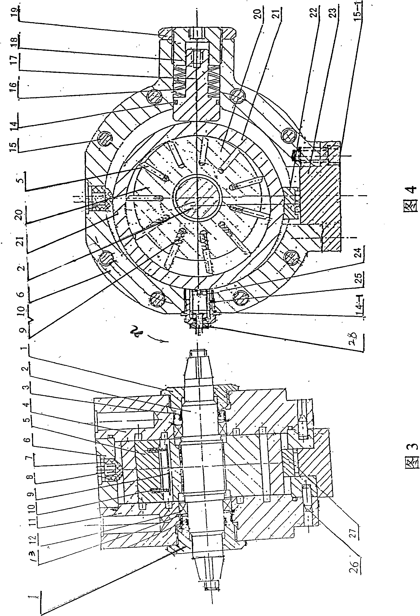 Low speed heavy pressure vane pump for hydraulic bicycle