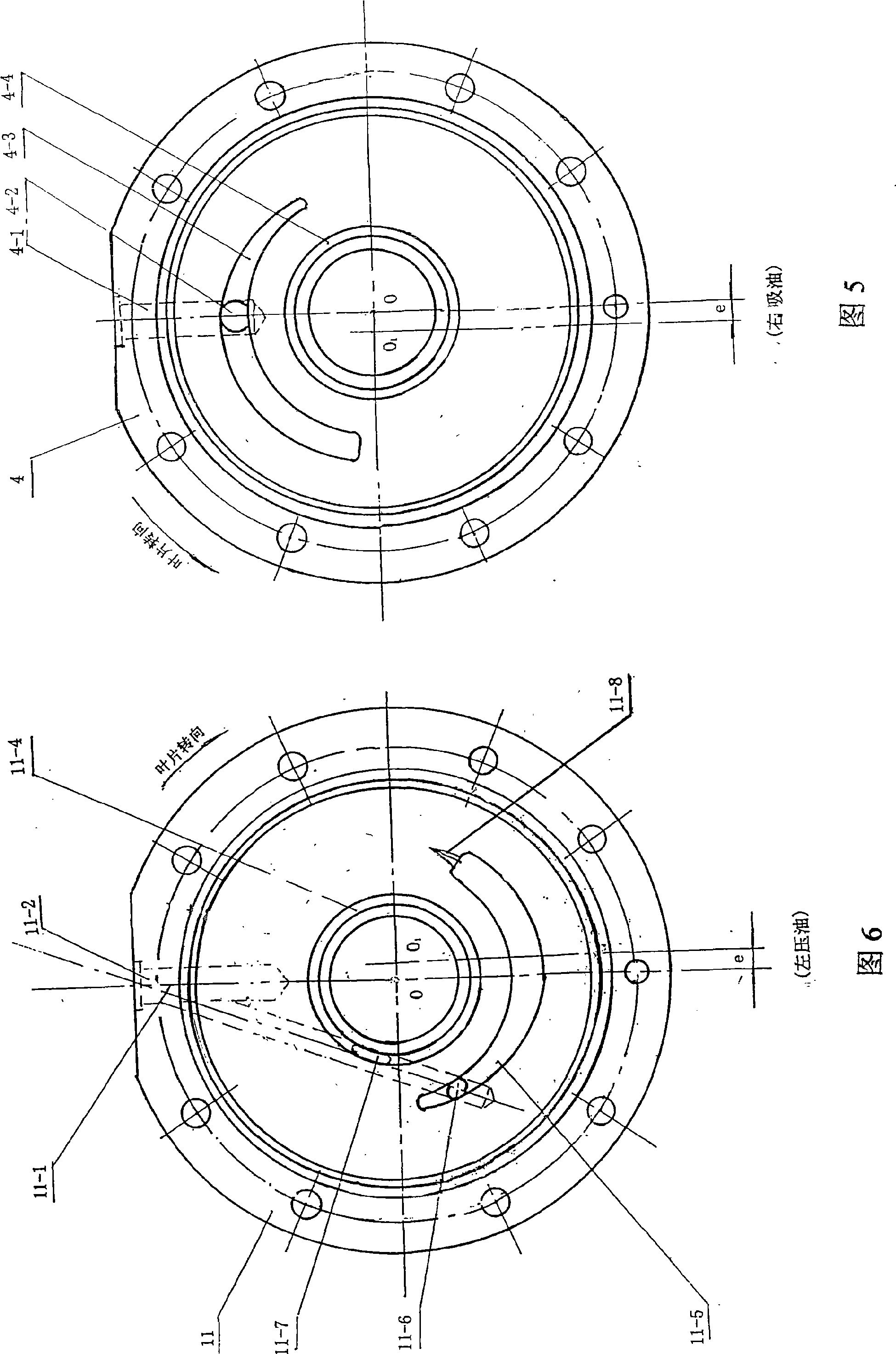 Low speed heavy pressure vane pump for hydraulic bicycle