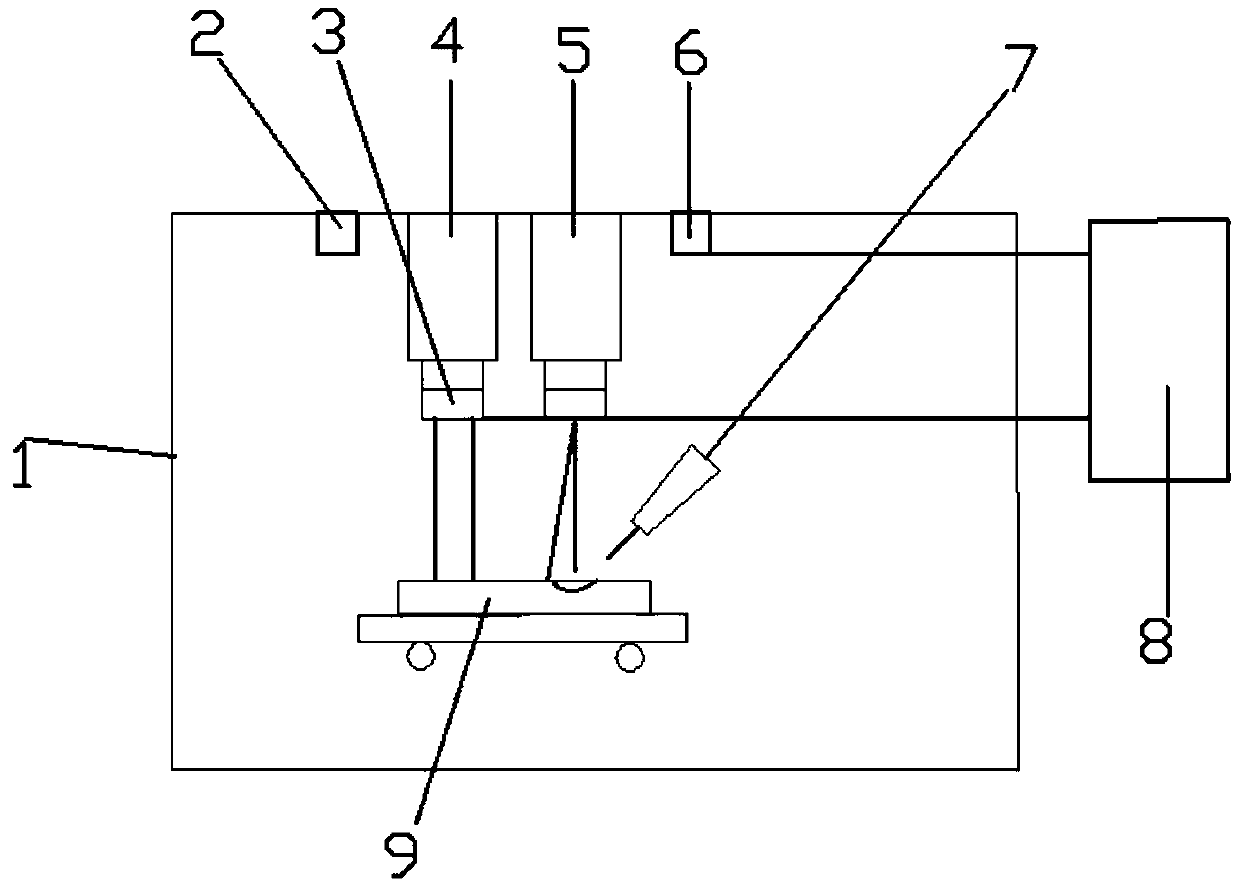 Stress deformation control method and device for electron beam fuse additive manufacturing process