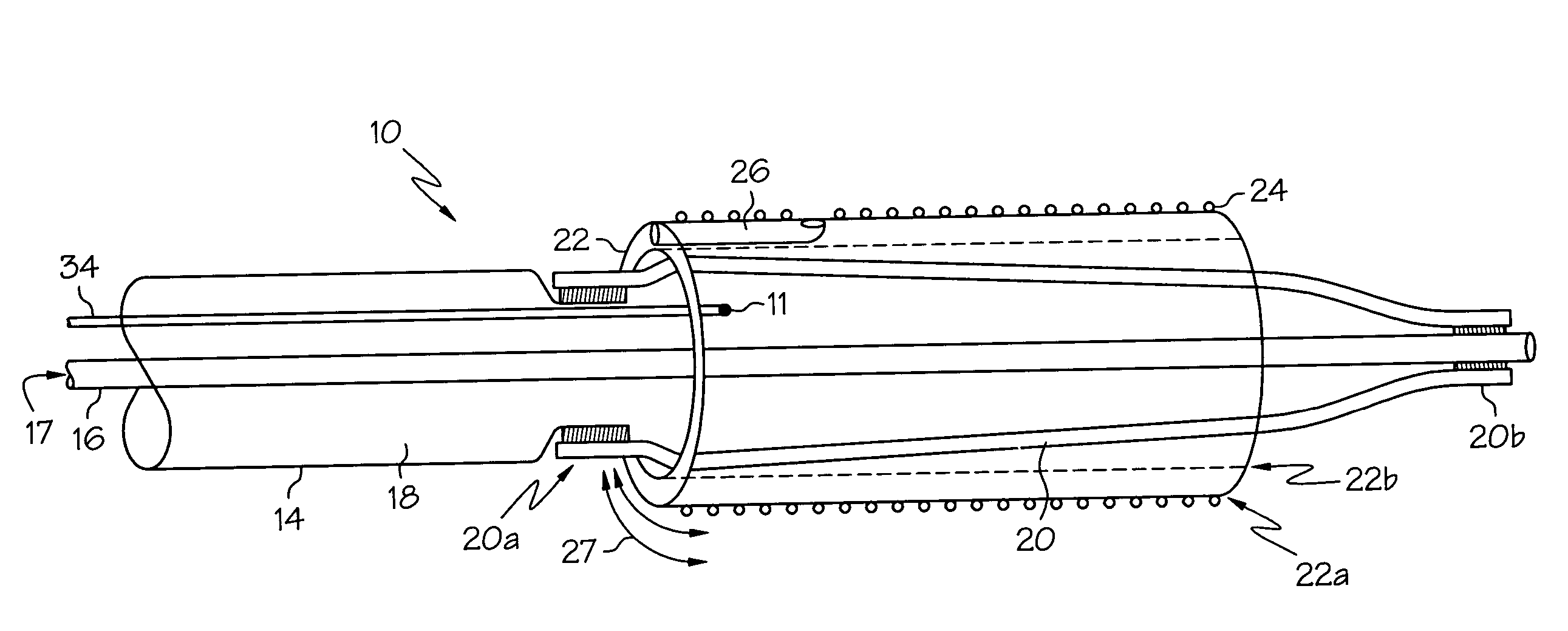 Rotating balloon expandable sheath bifurcation delivery